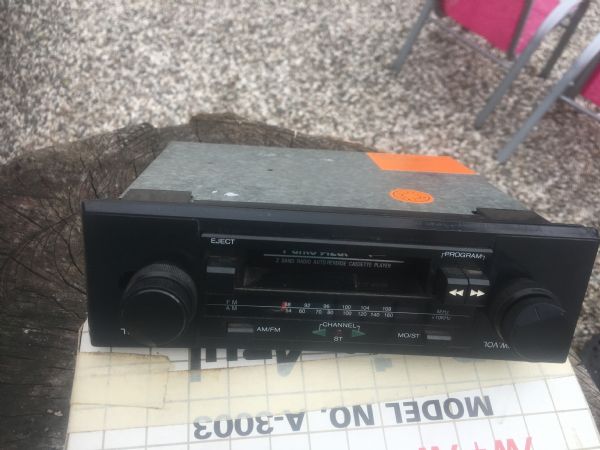 Radio med kassette 